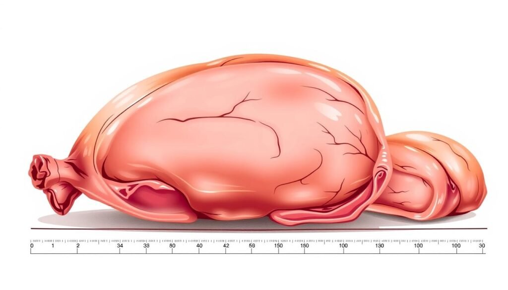 A well-lit and detailed illustration of a pork butt roast, prominently displayed against a clean, neutral background. The roast is shown from multiple angles, showcasing its size and shape, with a ruler or measuring tape visible to provide scale. The image conveys a sense of precision and attention to detail, reflecting the informative nature of the article. Soft, directional lighting casts subtle shadows, highlighting the textural qualities of the meat. The overall mood is one of culinary expertise and educational clarity.