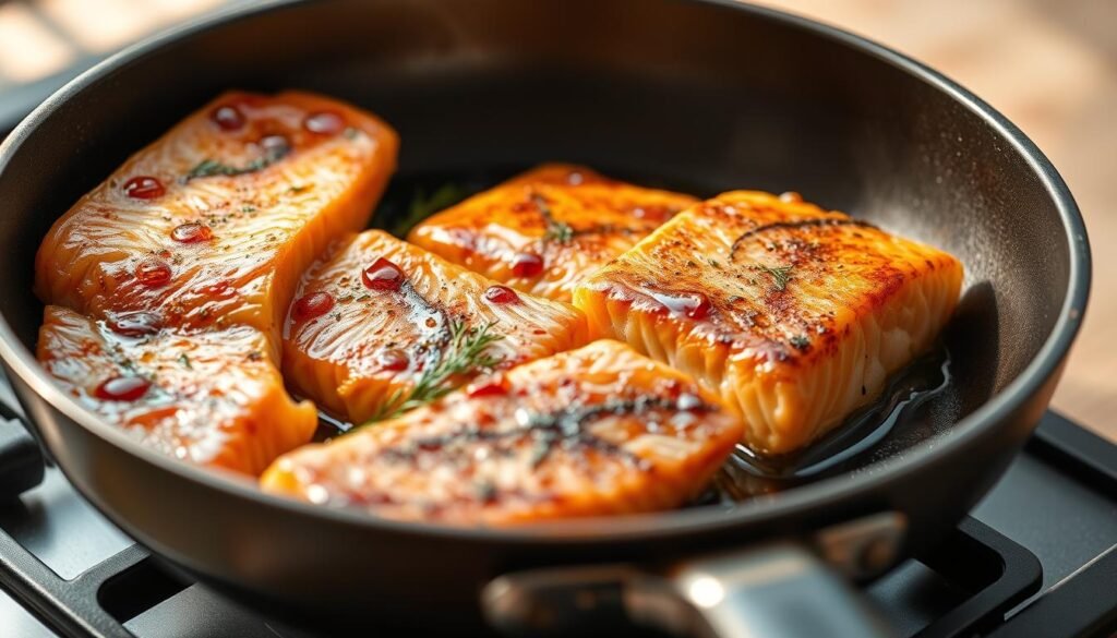 how to cook salmon in a pan